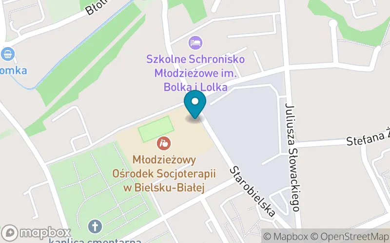 Lokalizacja: Szkoła Podstawowa Specjalna nr 34 w Młodzieżowym Ośrodku Socjoterapii im. Tadeusza Kościuszki w Bielsku-Białej