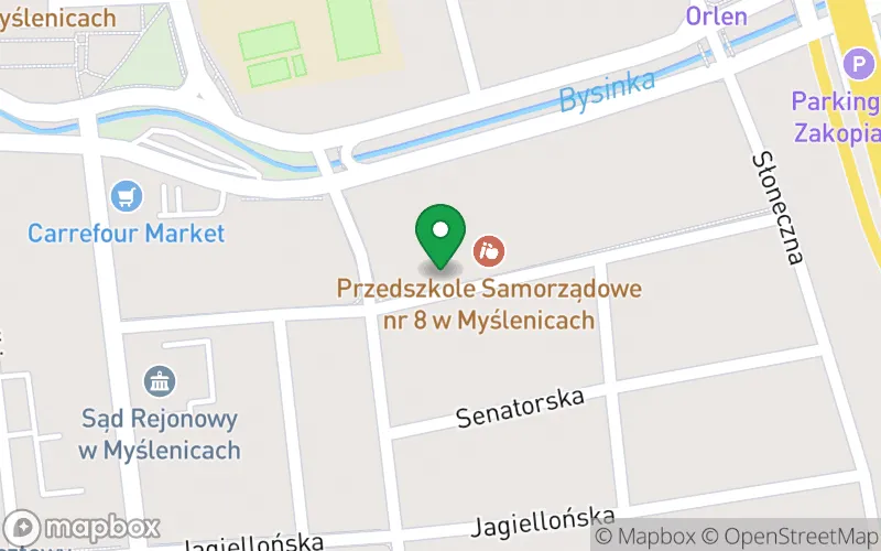 Lokalizacja: Przedszkole Samorządowe nr 8 w Myślenicach