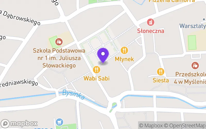 Lokalizacja: Niepubliczne Liceum Ogólnokształcące Liceo w Myślenicach