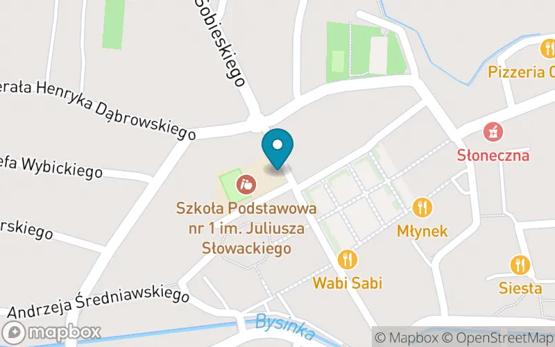 Lokalizacja: Szkoła Podstawowa nr 1 im. J. Słowackiego w Myślenicach