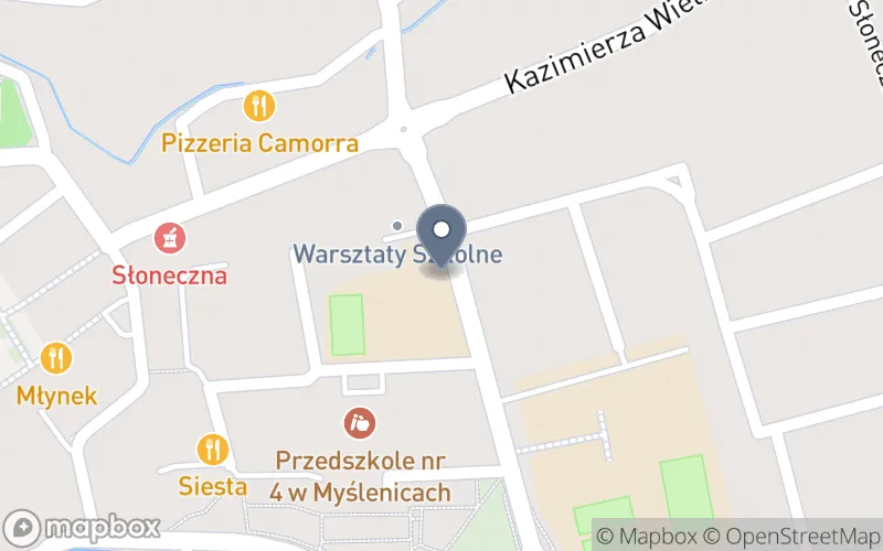 Lokalizacja: Centrum Kształcenia Zawodowego Wchodzącego w Skład Zespołu Szkół Techniczno - Ekonomicznych im. Mikołaja Reja w Myślenicach