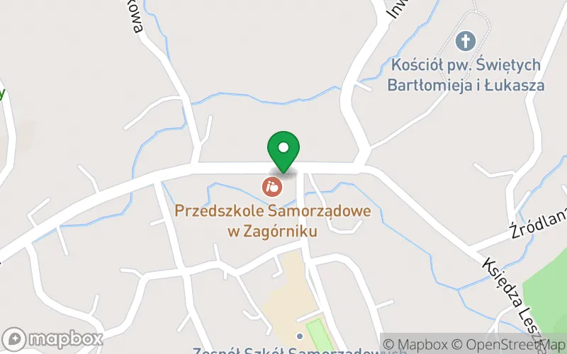 Lokalizacja: Przedszkole Publiczne w Zagórniku