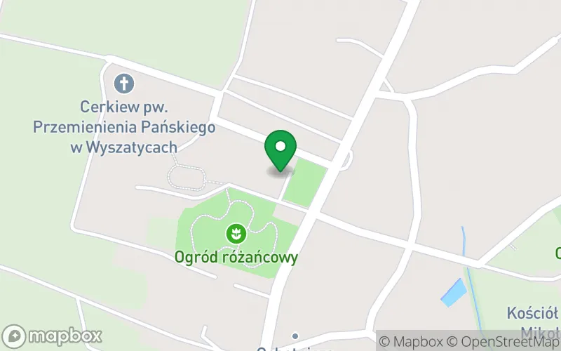 Lokalizacja: Niepubliczne Przedszkole Zgromadzenia Sióstr Służebniczek Najświętszej Marii Panny Niepokalanie Poczętej pod Wezwaniem Św. Józefa w Wyszatycach