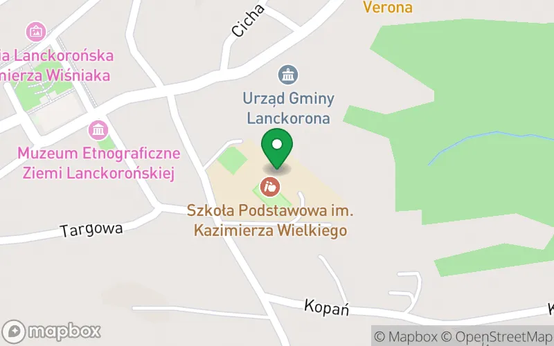Lokalizacja: Przedszkole Samorządowe w Lanckoronie