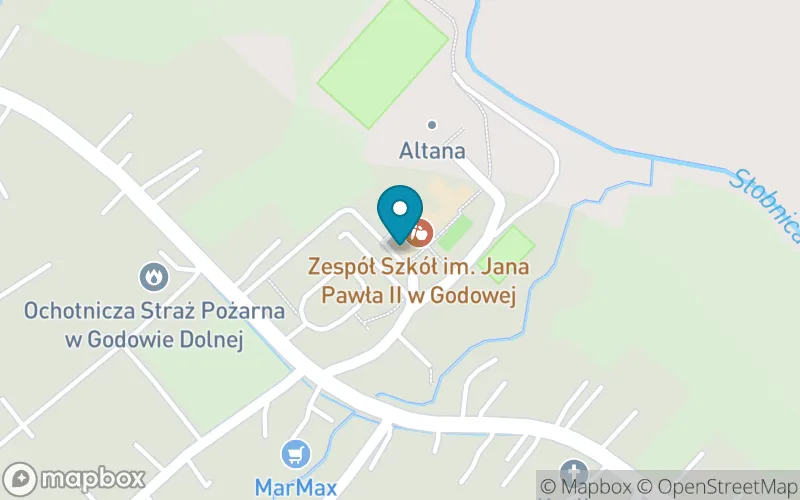 Lokalizacja: Szkoła Podstawowa im. Jana Pawła II w Godowej