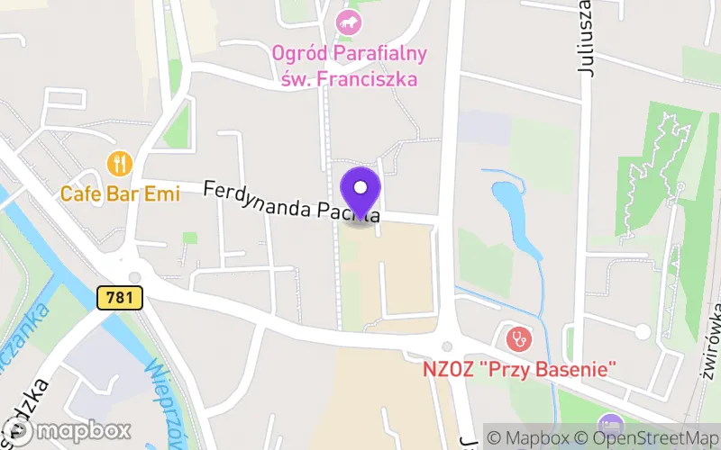 Lokalizacja: I Liceum Ogólnokształcące im. Marii Skłodowskiej-Curie w Andrychowie