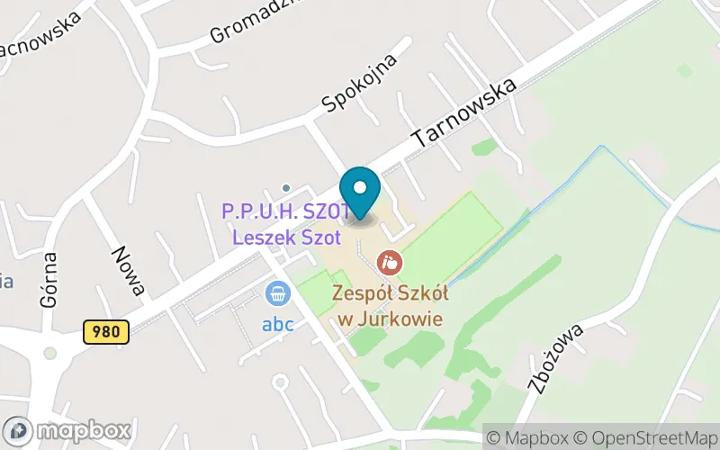 Lokalizacja: Publiczna Szkoła Podstawowa im. Jana Pawła II w Jurkowie