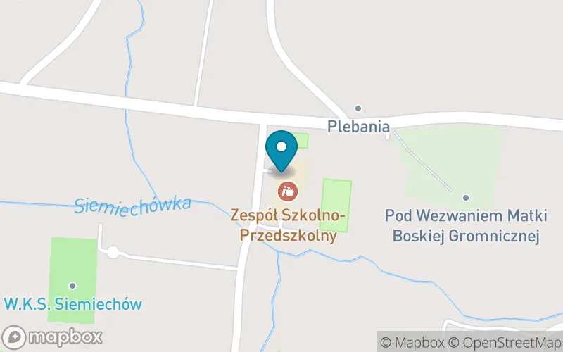 Lokalizacja: Szkoła Podstawowa w Siemiechowie