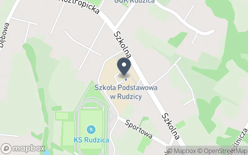 Lokalizacja: Zespół Szkolno-Przedszkolny im. Jana Pawła II w Rudzicy