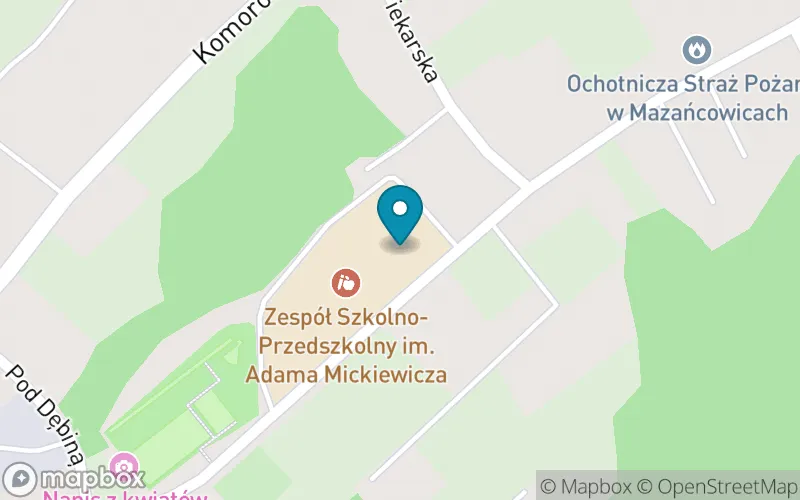 Lokalizacja: Szkoła Podstawowa im. Adama Mickiewicza w Mazańcowicach