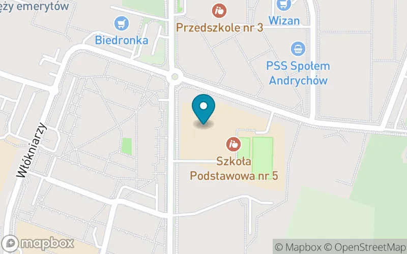 Lokalizacja: Szkoła Podstawowa nr 5 w Andrychowie