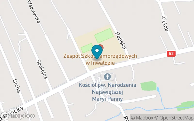Lokalizacja: Szkoła Podstawowa Imienia Majora Henryka Sucharskiego w Inwałdzie