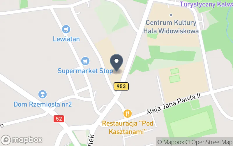 Lokalizacja: Zespół Szkół i Placówek Oświatowych im. Mikołaja Kopernika w Kalwarii Zebrzydowskiej