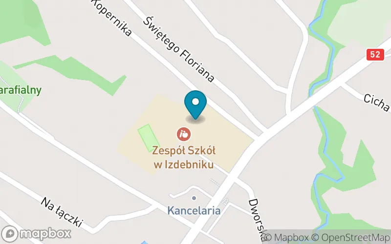 Lokalizacja: Szkoła Podstawowa im. Bohaterów Walk o Niepodległość Polski w Izdebniku