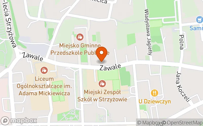 Lokalizacja: Miejsko - Gminny Żłobek w Strzyżowie