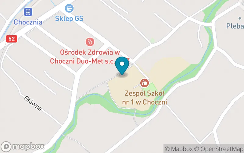 Lokalizacja: Szkoła Podstawowa nr 1 im. T. Kościuszki w Choczni