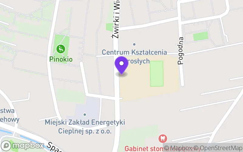 Lokalizacja: Branżowa Szkoła II Stopnia w Kętach