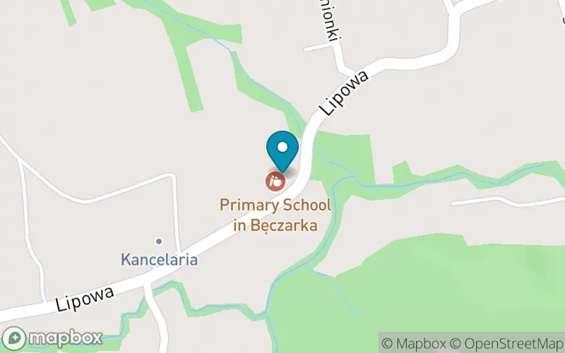 Lokalizacja: Szkoła Podstawowa im. Jana Kochanowskiego w Bęczarce
