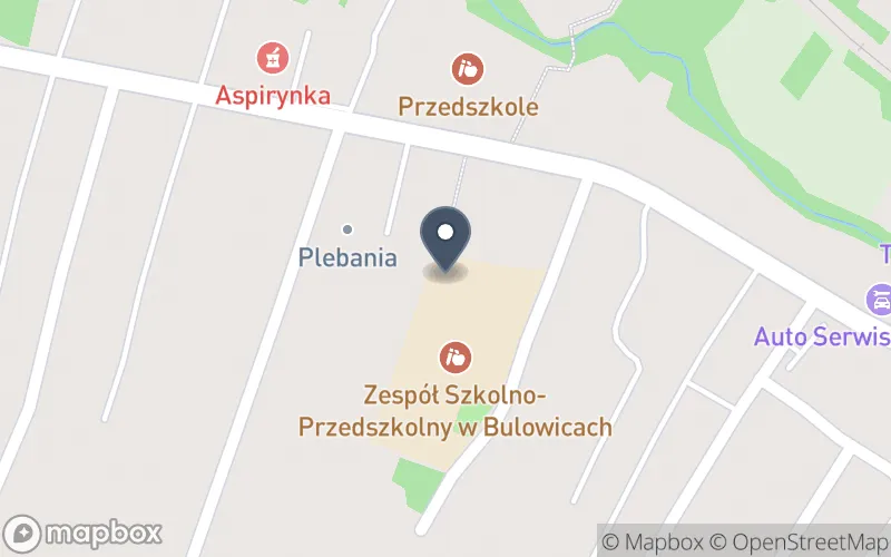 Lokalizacja: Zespół Szkolno-Przedszkolny w Bulowicach
