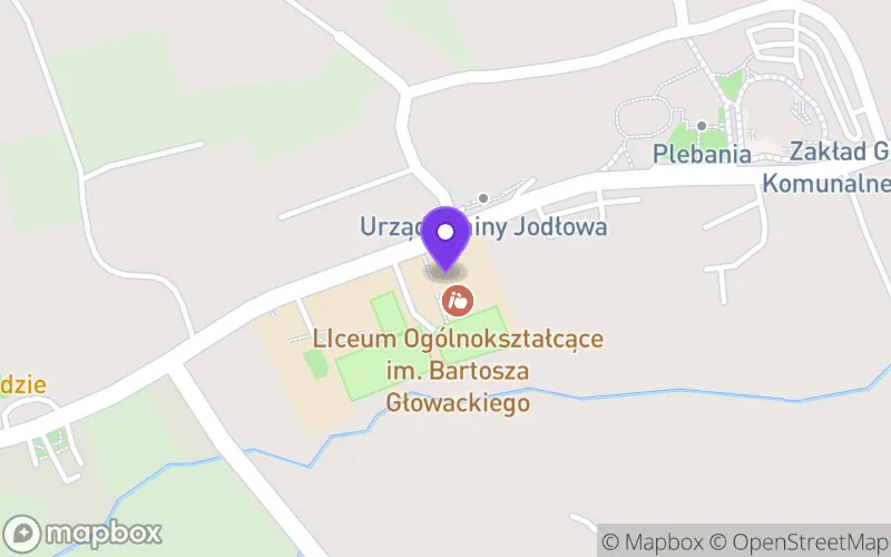 Lokalizacja: Liceum Ogólnokształcące im. Bartosza Głowackiego w Jodłowej
