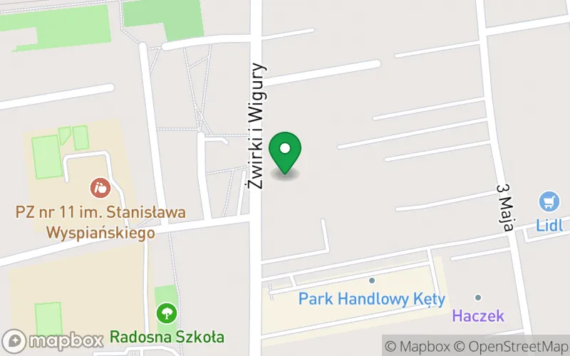 Lokalizacja: Samorządowa Placówka Wychowania Przedszkolnego nr 7 w Kętach