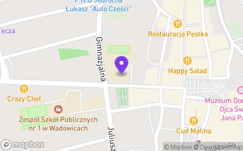 Lokalizacja: I Liceum Ogólnokształcące im. Marcina Wadowity w Wadowicach