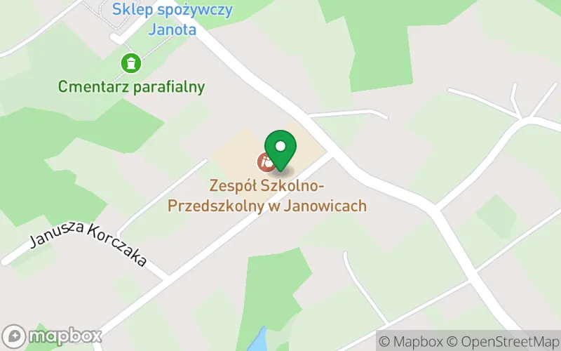 Lokalizacja: Przedszkole Publiczne w Janowicach