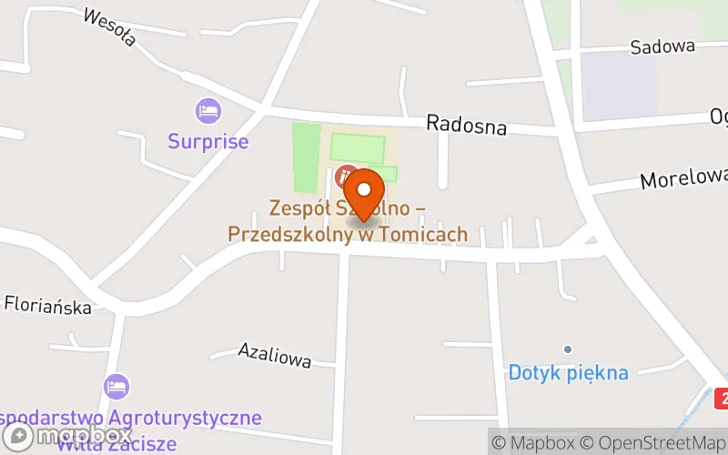 Lokalizacja: Żłobek Gminny w Tomicach