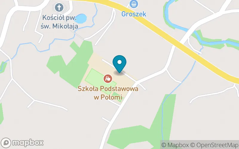 Lokalizacja: Szkoła Podstawowa IM Księdza Kardynała Stefana Wyszyńskiego w Połomi