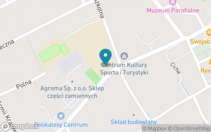 Lokalizacja: Szkoła Podstawowa nr 1 im. Ks. Bronisława Markiewicza w Pruchniku