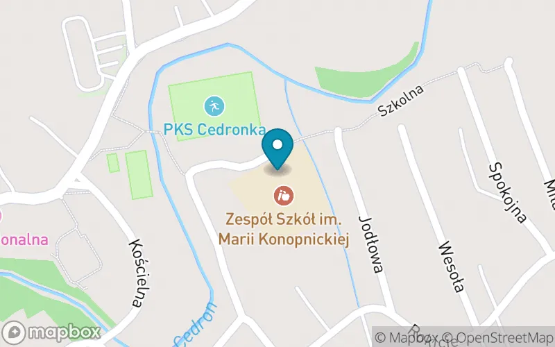 Lokalizacja: Szkoła Podstawowa im. Marii Konopnickiej w Woli Radziszowskiej, 32-053 Wola Radziszowska, ul. Szkolna 10