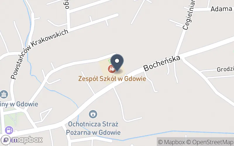 Lokalizacja: Zespół Szkół w Gdowie