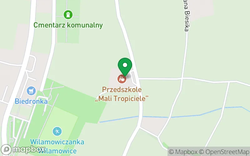 Lokalizacja: Niepubliczne Przedszkole Mali Tropiciele Spółka z Ograniczoną Odpowiedzialnością
