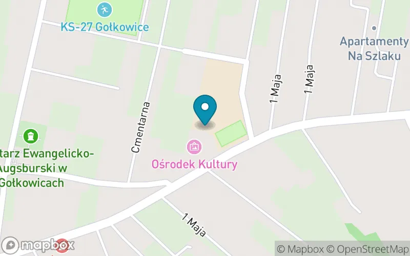 Lokalizacja: Szkoła Podstawowa im. Porucznika Pilota Franciszka Surmy w Gołkowicach