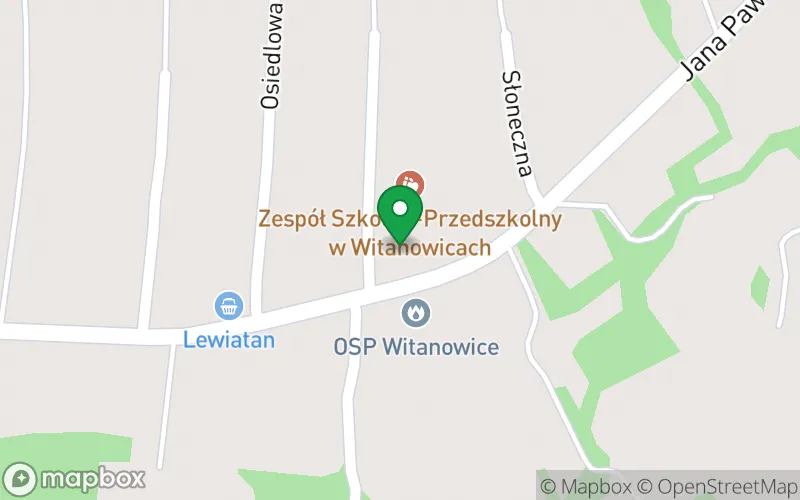 Lokalizacja: Zespół Szkolno - Przedszkolny w Witanowicach - Przedszkole Publiczne w Witanowicach