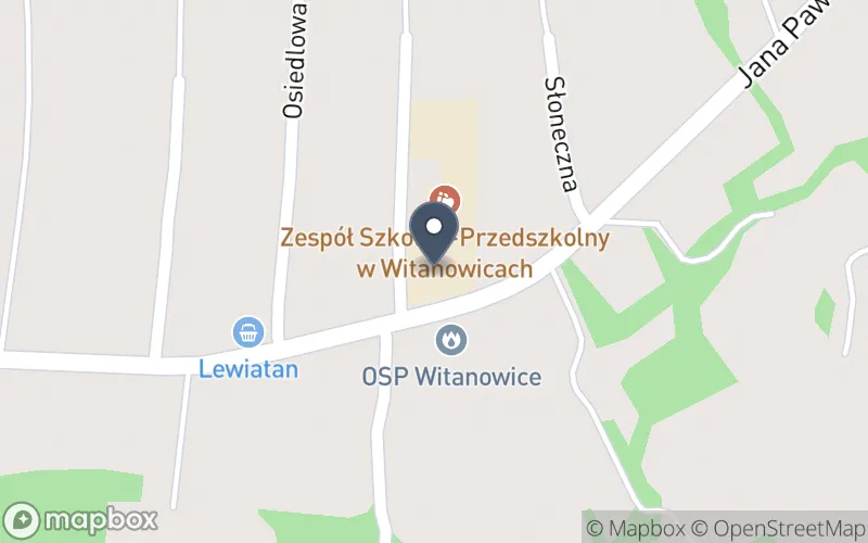 Lokalizacja: Zespół Szkolno-Przedszkolny w Witanowicach