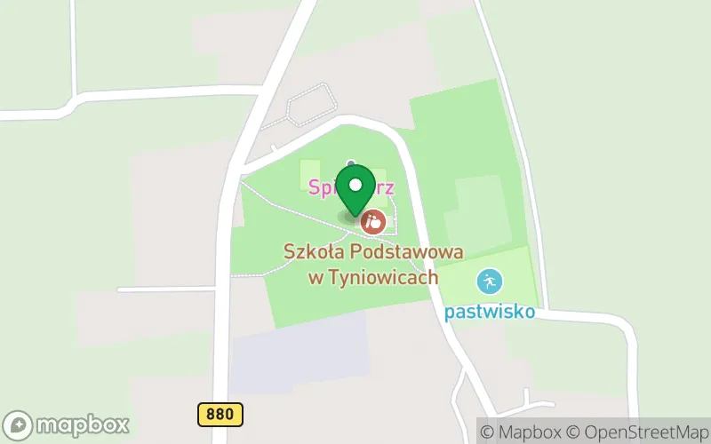 Lokalizacja: Publiczne Przedszkole w Roźwienicy Filia w Tyniowicach