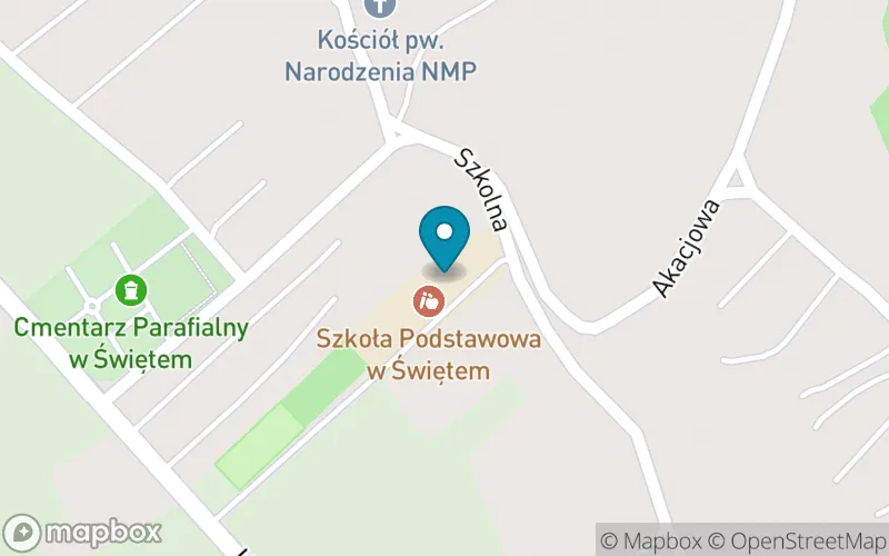Lokalizacja: Szkoła Podstawowa w Świętem im. Ojca Wenantego Katarzyńca