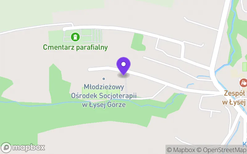 Lokalizacja: Branżowa Szkoła I Stopnia Specjalna w Młodzieżowym Ośrodku Socjoterapii w Łysej Górze