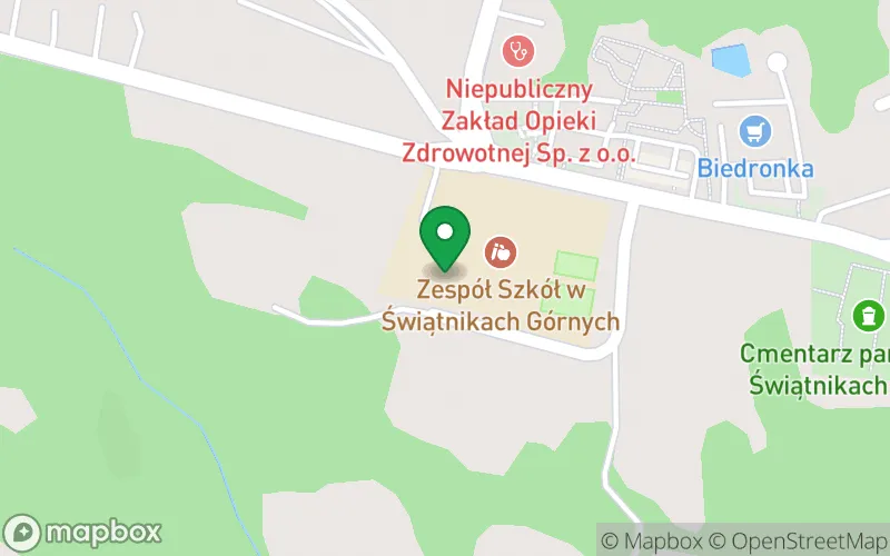 Lokalizacja: Przedszkole Samorządowe nr 1 w Świątnikach Górnych