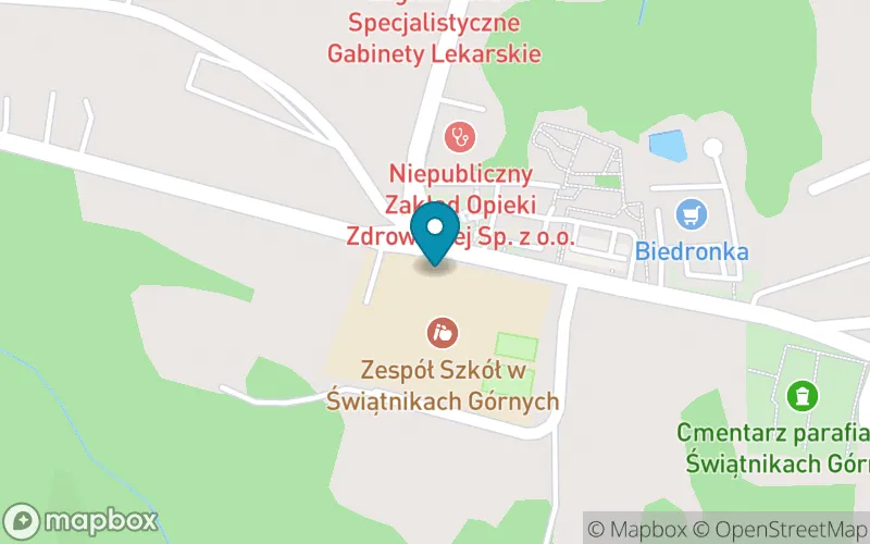 Lokalizacja: Szkoła Podstawowa IM Adama Mickiewicza w Świątnikach Górnych