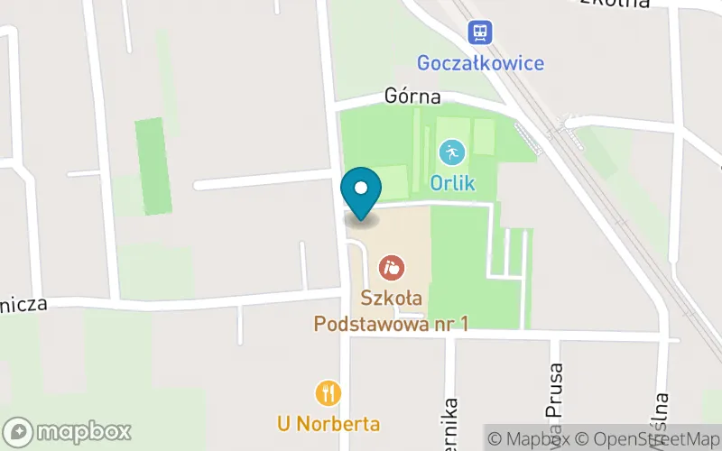 Lokalizacja: Szkoła Podstawowa nr 1 Goczałkowice-Zdrój