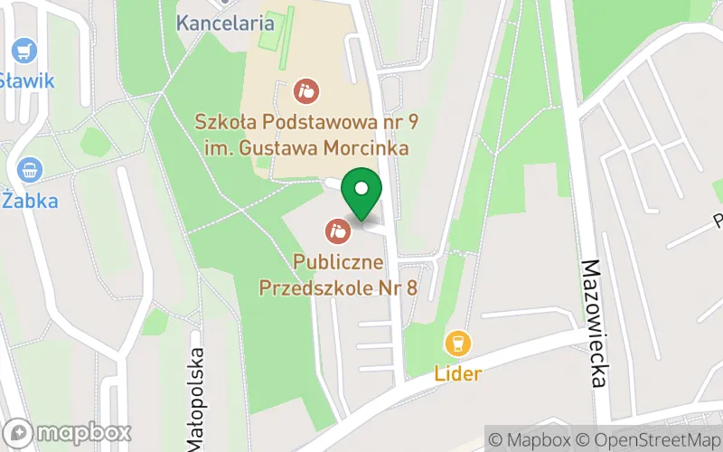 Lokalizacja: Publiczne Przedszkole nr 8