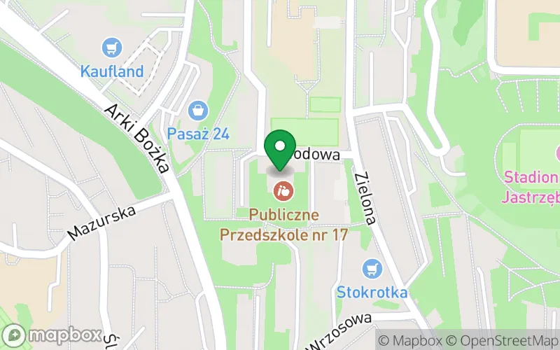 Lokalizacja: Publiczne Przedszkole nr 17 Imienia Majki Jeżowskiej