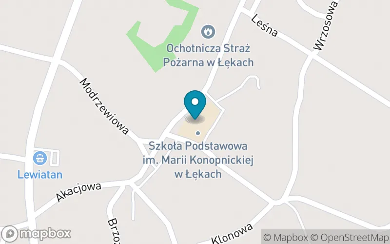 Lokalizacja: Szkoła Podstawowa w Łękach