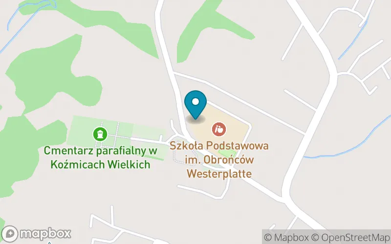 Lokalizacja: Szkoła Podstawowa im. Obrońców Westerplatte w Koźmicach Wielkich