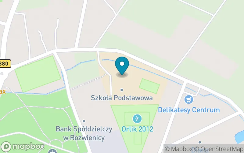 Lokalizacja: Szkoła Podstawowa im. Orląt Lwowskich w Roźwienicy