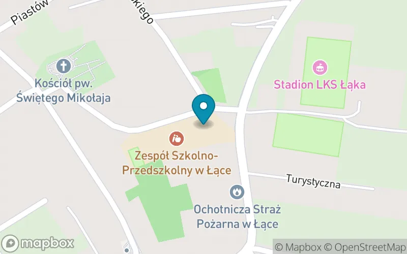 Lokalizacja: Szkoła Podstawowa im. Alojzego Pławeckiego w Łące w Zespole Szkolno-Przedszkolnym w Łące