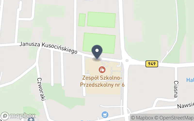 Lokalizacja: Zespół Szkolno-Przedszkolny nr 6 w Jawiszowicach