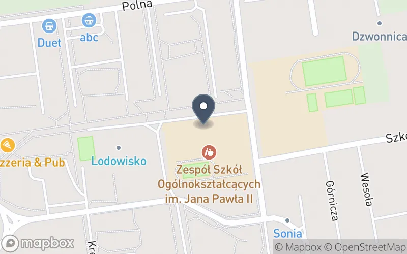 Lokalizacja: Zespół Szkół Ogólnokształcących im. Jana Pawła II w Pawłowicach